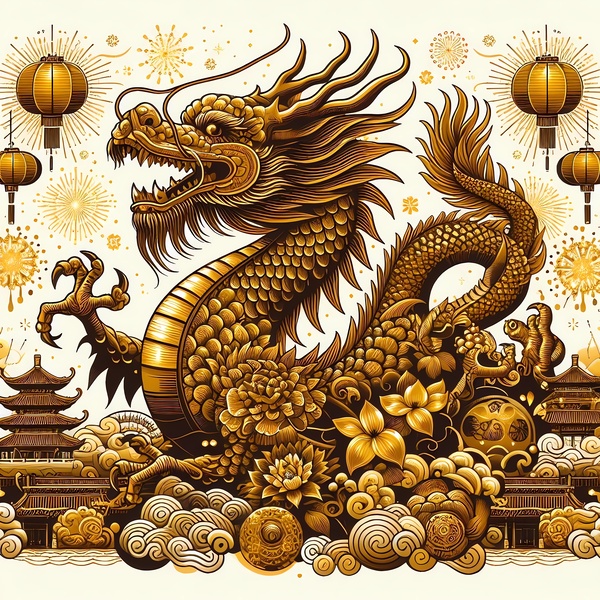 Chinese New Year 2024 Year of The Dragon by Mankdhani