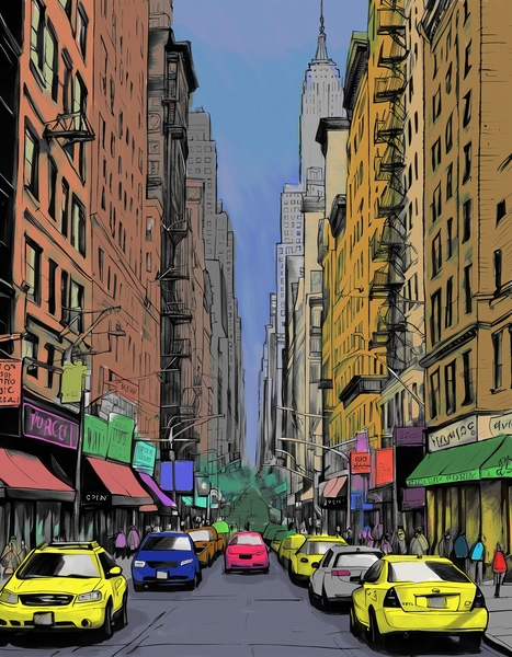 Downtown New York by Mankdhani