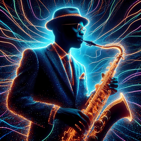 Jazz Musician - Saxophone Player - Saxophonist by Mankdhani