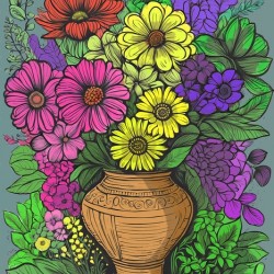Flowers in A Vase