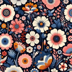 Mankdhani Colorful Flower Pattern 2024
