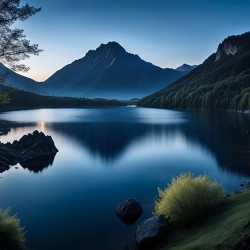 Blue Hour at The Lake