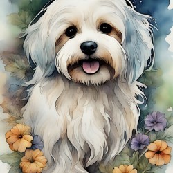 Cute Havanese Dog 2
