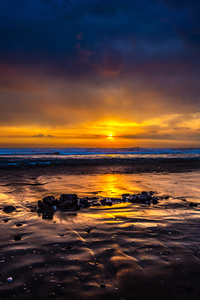 Widemouth Sunset Bude Cornwall