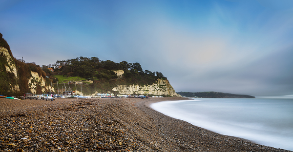 Beer Beach Devon Print