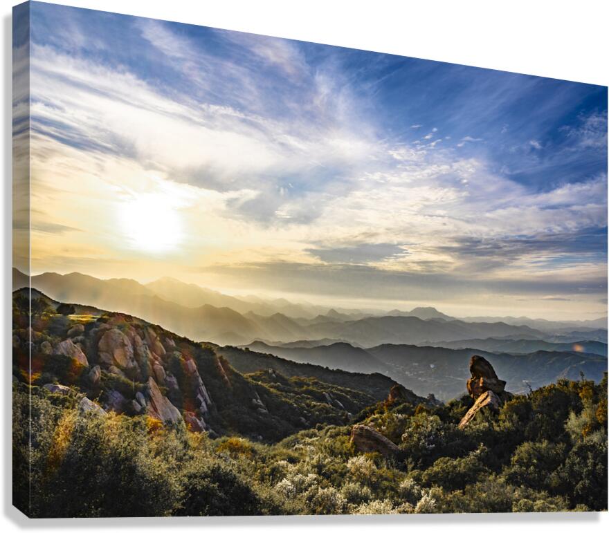 Mountain Sunset Canvas Print