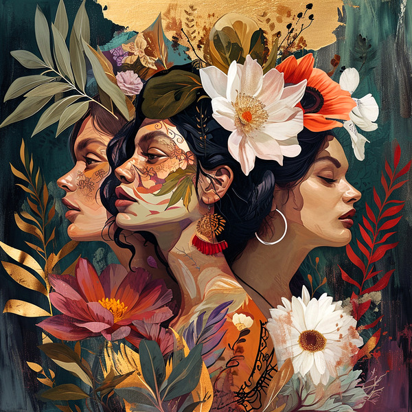 Floral Harmony by Digiart