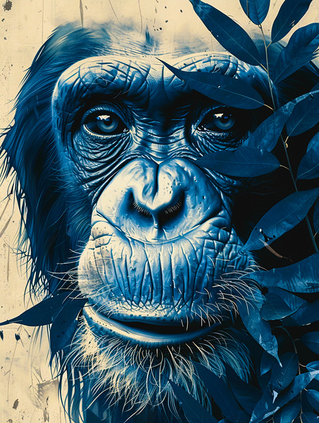 Gaze of the Primate Print