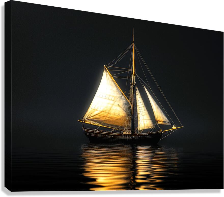 Golden Sails Canvas Print