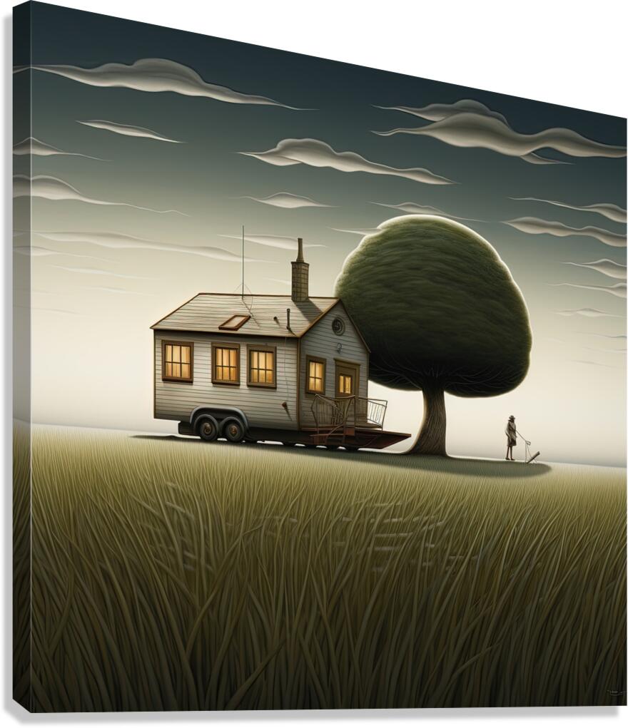 Mobile Home Canvas Print