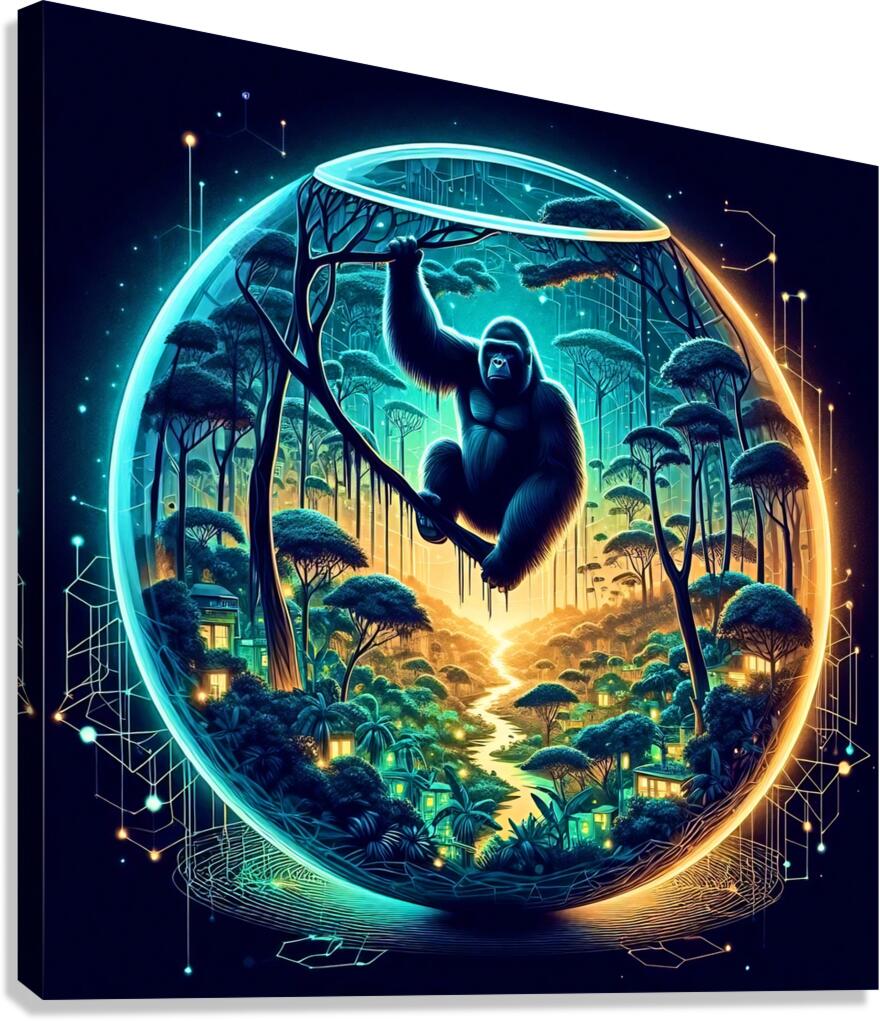 Glass Art 048 Canvas Print