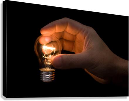 Light bulb Canvas Print