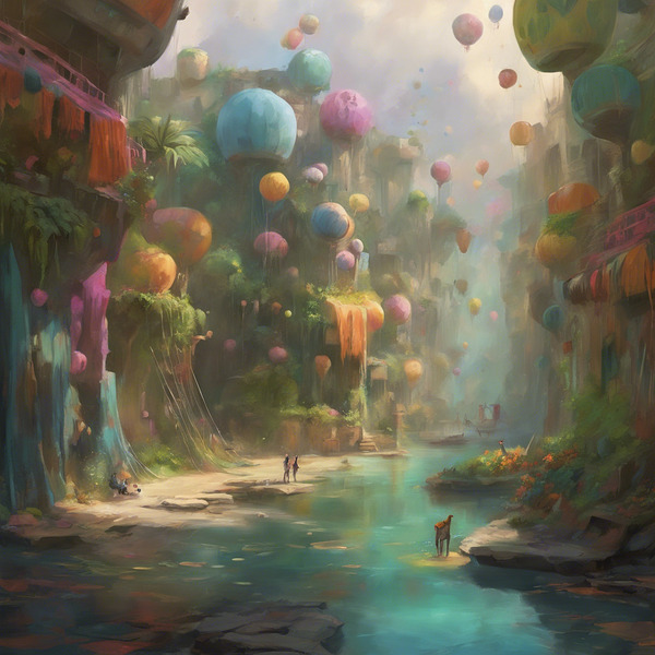 286769 Description  A wall painting exuding an at Print