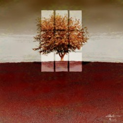 Window on a Sienna Tree 1x1