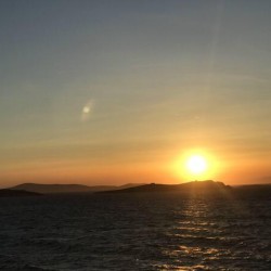Sunset in the Ocean