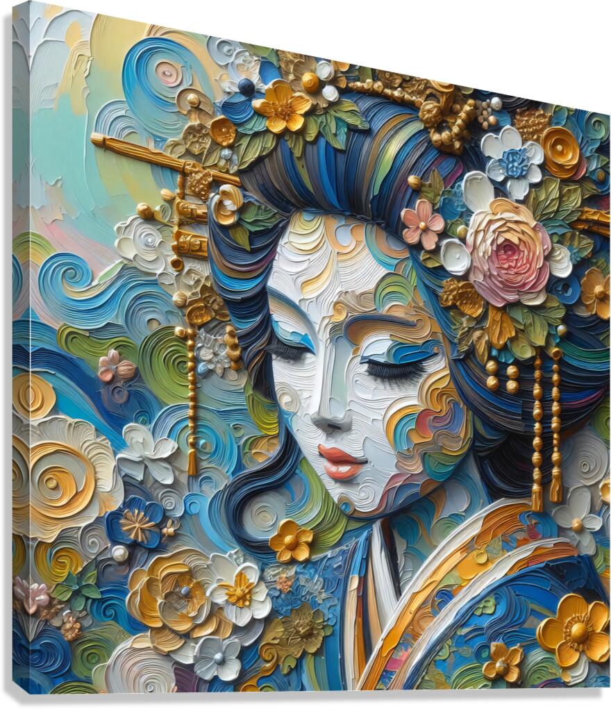 Geisha Canvas Print