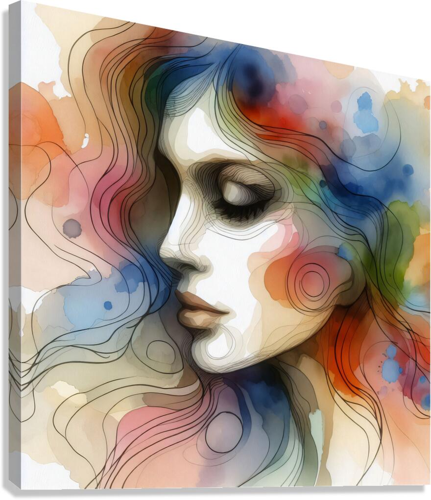Face Canvas Print