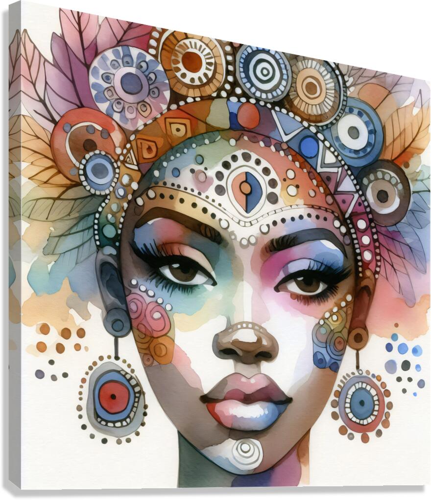Face Canvas Print