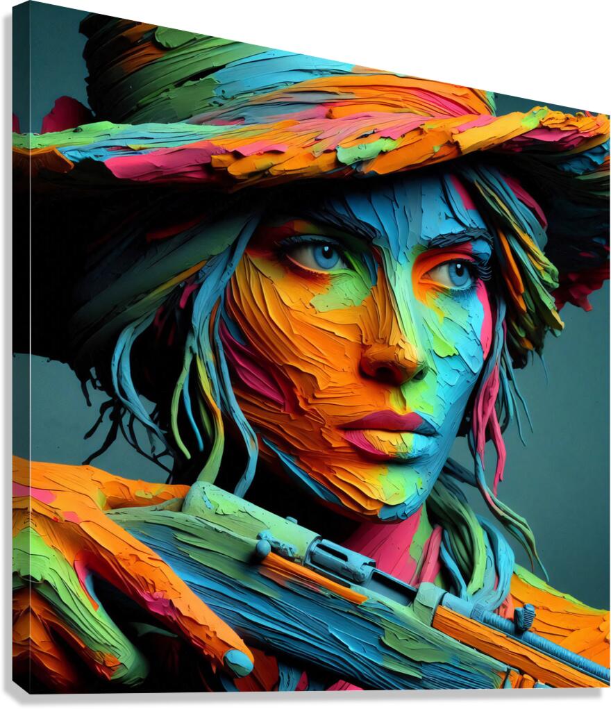War Angel 2.6 Canvas Print