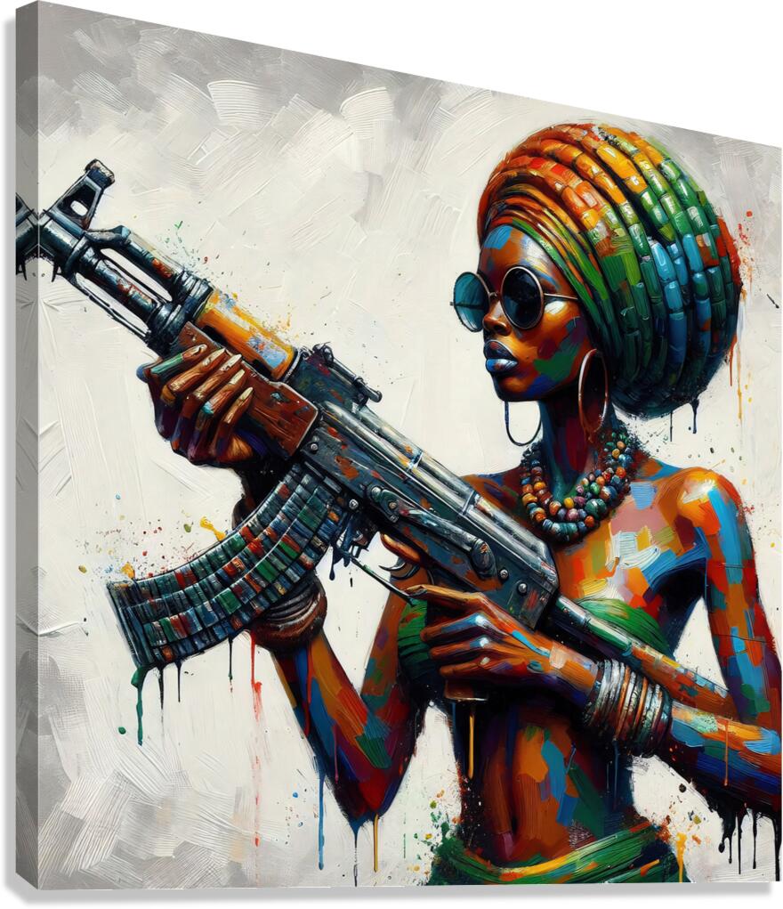 War Angel 2.1 Canvas Print