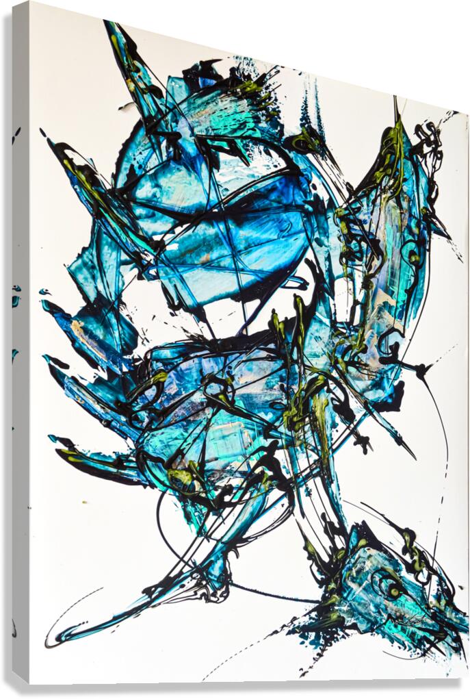 BLUE 3 Canvas Print