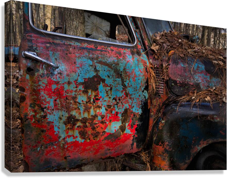 COLORFUL DECAY Canvas Print