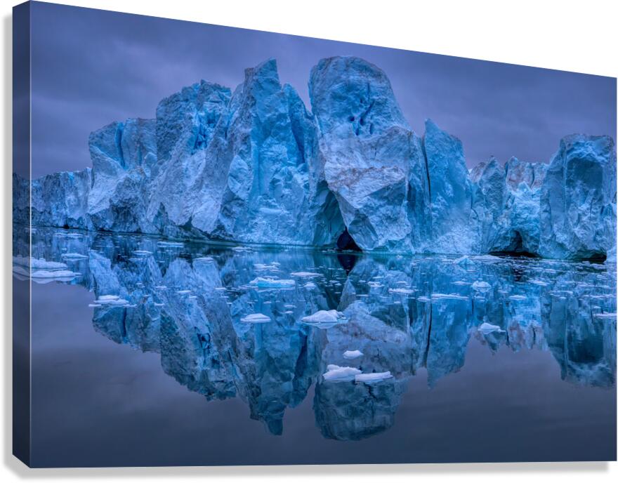 WALL OF ICE Canvas Print