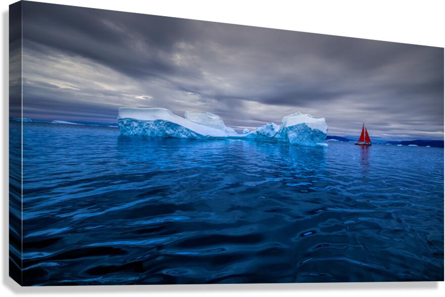 INTO THE DEEP BLUE Canvas Print