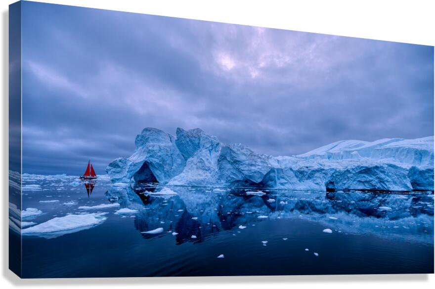 SAILING IN CALM WATERS Canvas Print