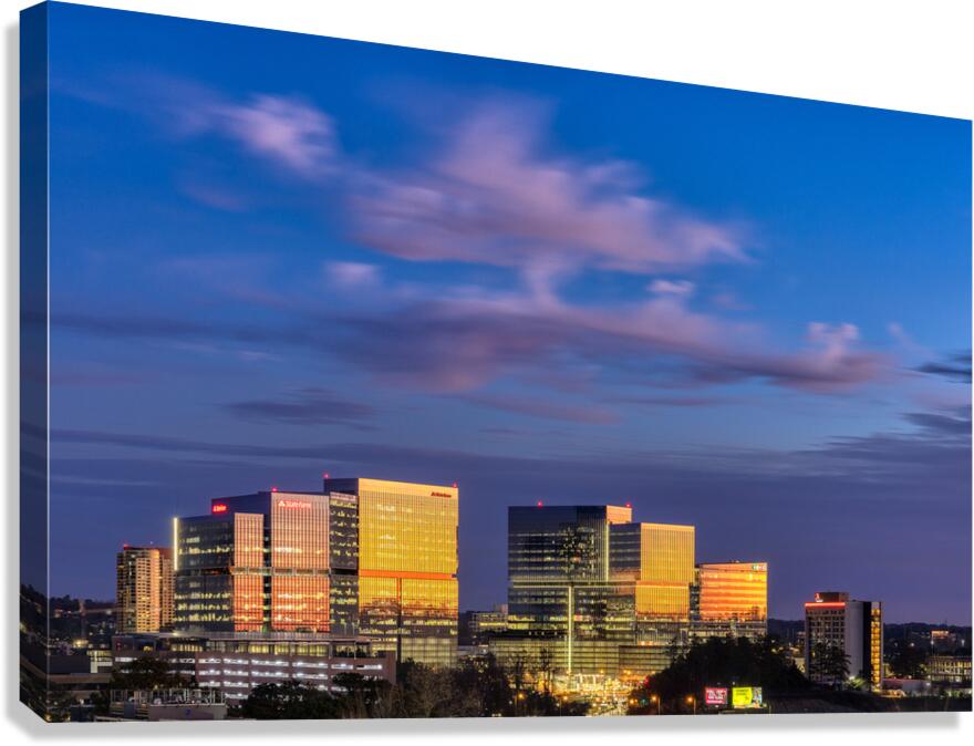 SANDY SPRINGS SKYLINE Canvas Print