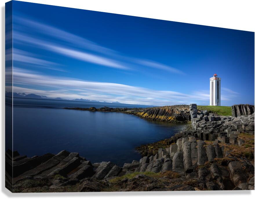 KALFSHAMARSVITI LIGHTHOUSE Canvas Print