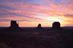 Monument Valley at sunrise