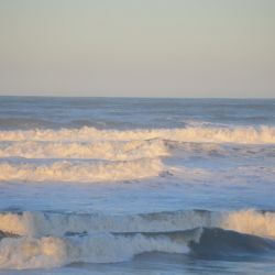 Late afternoon waves