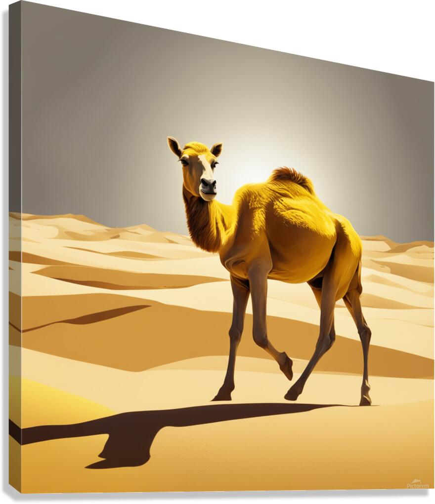le desert  Canvas Print