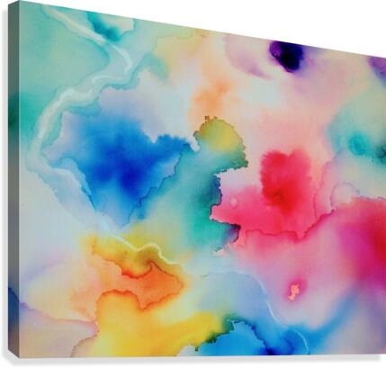 Dancing Colors Canvas Print