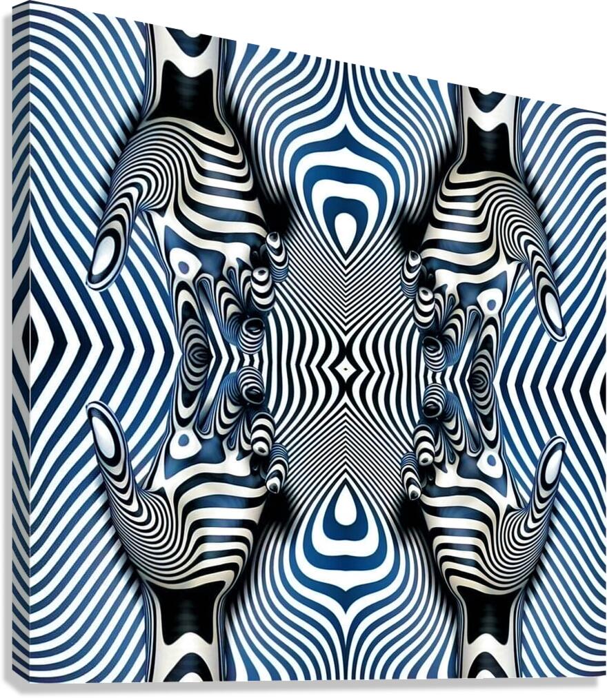 TITLE: OPTICAL HANDS  Canvas Print