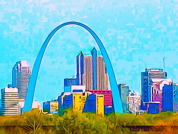 Saint Louis Arch Print