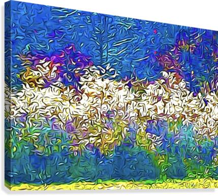Grasses On Fire Canvas Print