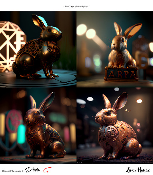 Year of the Rabbit B1 Print
