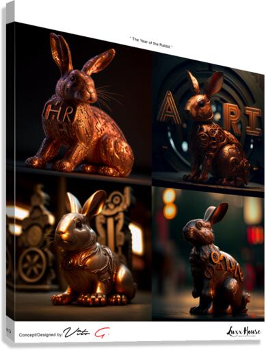 Year of the Rabbit C1 Canvas Print