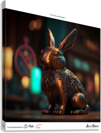 Year of the Rabbit B4 Canvas Print