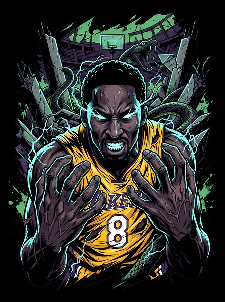 Kobe Bryant Mamba Vector by Can daryl