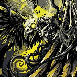 Neon Bone Crow