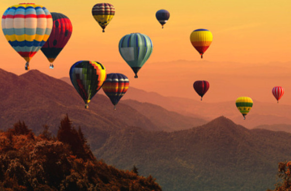 Sunset Balloons    8 by MBMiller
