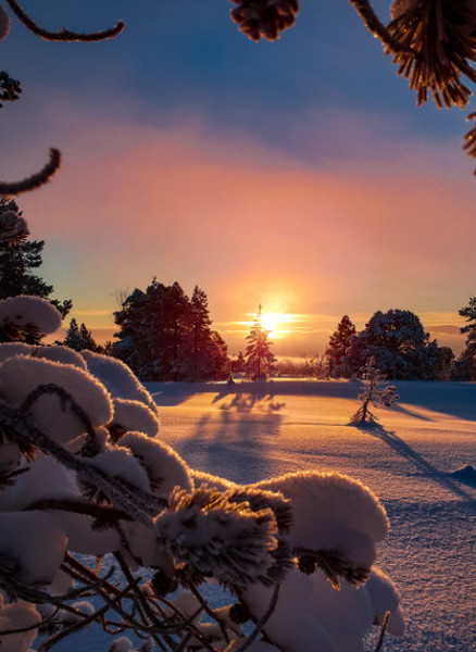 Winter Sunset by MBMiller