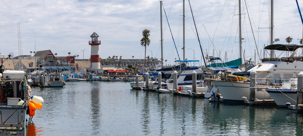 Whispers of the Sea: Oceanside Harbor at Rest - Color by Gabe Atkins
