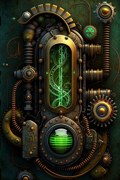 Steampunk Abstract3 Print
