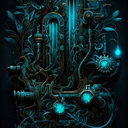 Steampunk Abstract