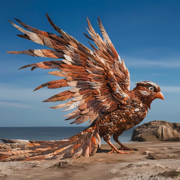 mythical sparrow by samo styel