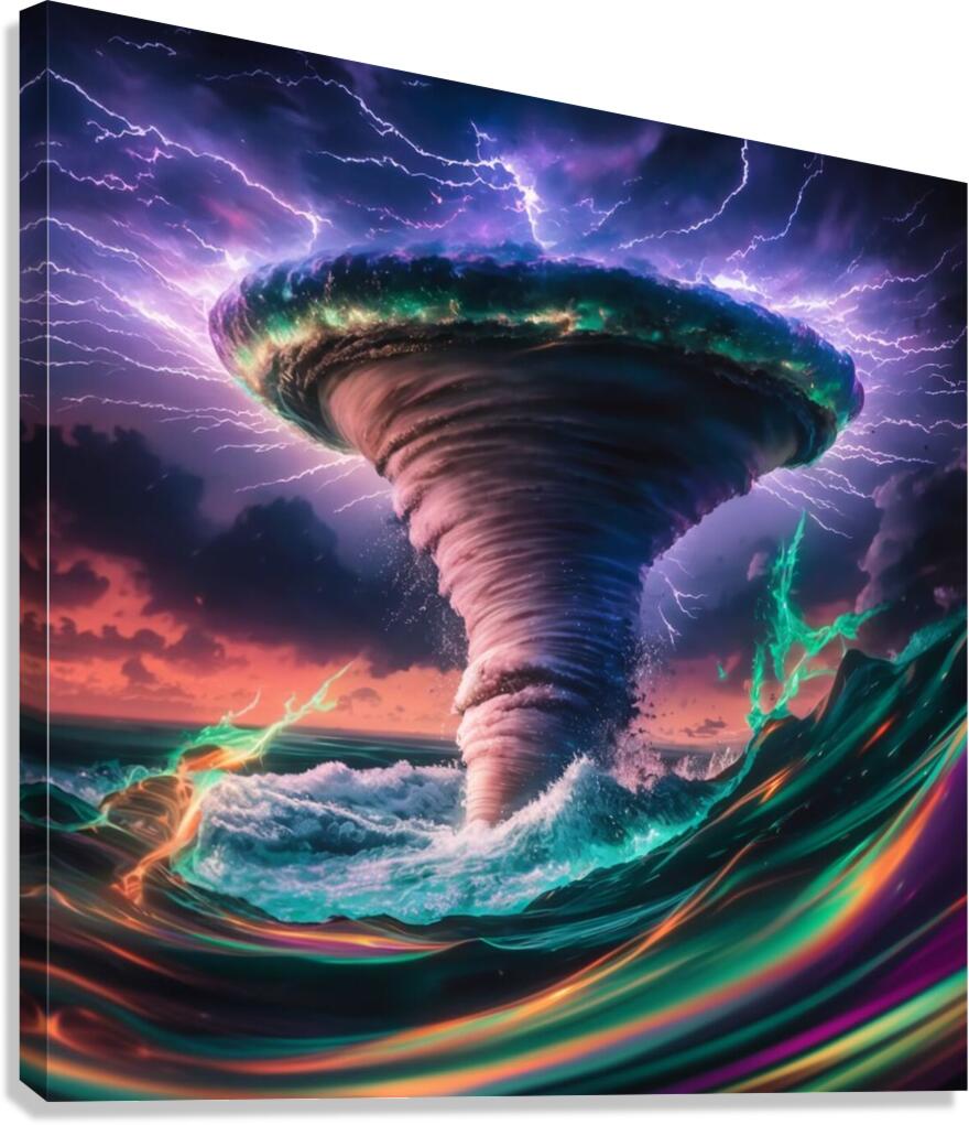 Lightning Storm Canvas Print